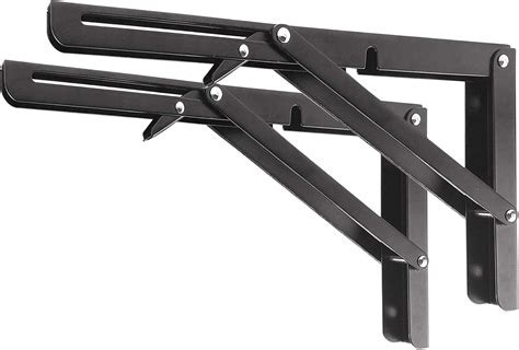 22 inch metal sheleve brackets|Folding Shelf Brackets 22 inch Heavy Duty,Max Load: 550 lb .